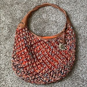 Jessica Simpson Orange Hobo Bag Purse